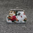 thumbnail image 3 of BE-TOOL Mini Coin Purses Card Holder Wallet Floral Printing Handbag for Girl Women Gift, 3 of 6