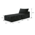 thumbnail image 5 of MAYEERTY 66.9" Sofa Bed Plush Corduroy Fabric Convertible Sleeper Chair with Pillow & Back Support Comfy Floor Lounge for Living Room/Bedroom, 5 of 6