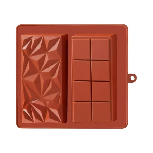 DGLQMYX Chocolate Bar Mold - Non-Stick Chocolate Molds, Food Grade Silicone Deep Mold for Dubai Pistachio, Candy, Snacks