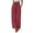 Wine, variant on Seductiva Women's Wide Leg Pants Linen Pants Women Summer Wide Leg Pants Drawstring Elastic Waist Pants High Waisted Pants Casual Beach Trousers Beach Pants Loose Fit