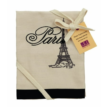 - Kitchen Dishtowel French Postcard Design 20 Inch x 28 Inch 3 Piece Dishtowels Gift Set 100% Cotton Material, French postcard kitchen dishtowels 3 piece.., By IHF Home Decor Ship from US
