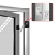 thumbnail image 3 of Cerradura de seguridad para ventanas con cable para niños con llaves, protección anticaídas, adhesiva, para refrigeradores, puertas, refrigeradores y ventanas de edificios altos, 3 of 10