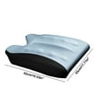thumbnail image 3 of TZYUDK Car Seat Cushion Enhanced Support Thickened Padding All Season Use Universal Fit Vehicle Office Comfort Ergonomic Design Blue 100%Polyester, 3 of 6