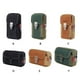 thumbnail image 5 of Minnieouse Exquisita artesanía, bolso deportivo para teléfono móvil para hombre, compañero para estilo de vida activo, bolso de mano para riñoneras caqui+longitudinal, 5 of 6