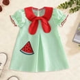 thumbnail image 2 of Gubotare Girls Dresses Summer Dress Girls Kids Summer Sleeveless Sundress Birthday Outfit Twirly Party Clothes 3T 4T (Green,3-4 Years), 2 of 5