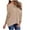 Khaki, variant on Womens Off Shoulder Sweater Loose Long Sleeve Boat Neck Tunics Tops Fall Solid Color Casual Pullover Shirts (Khaki M)