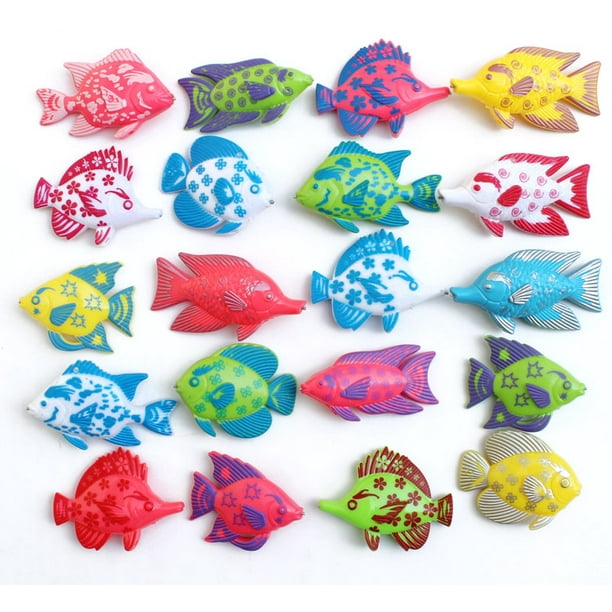 children's fun three-in-one color magnetic fishing