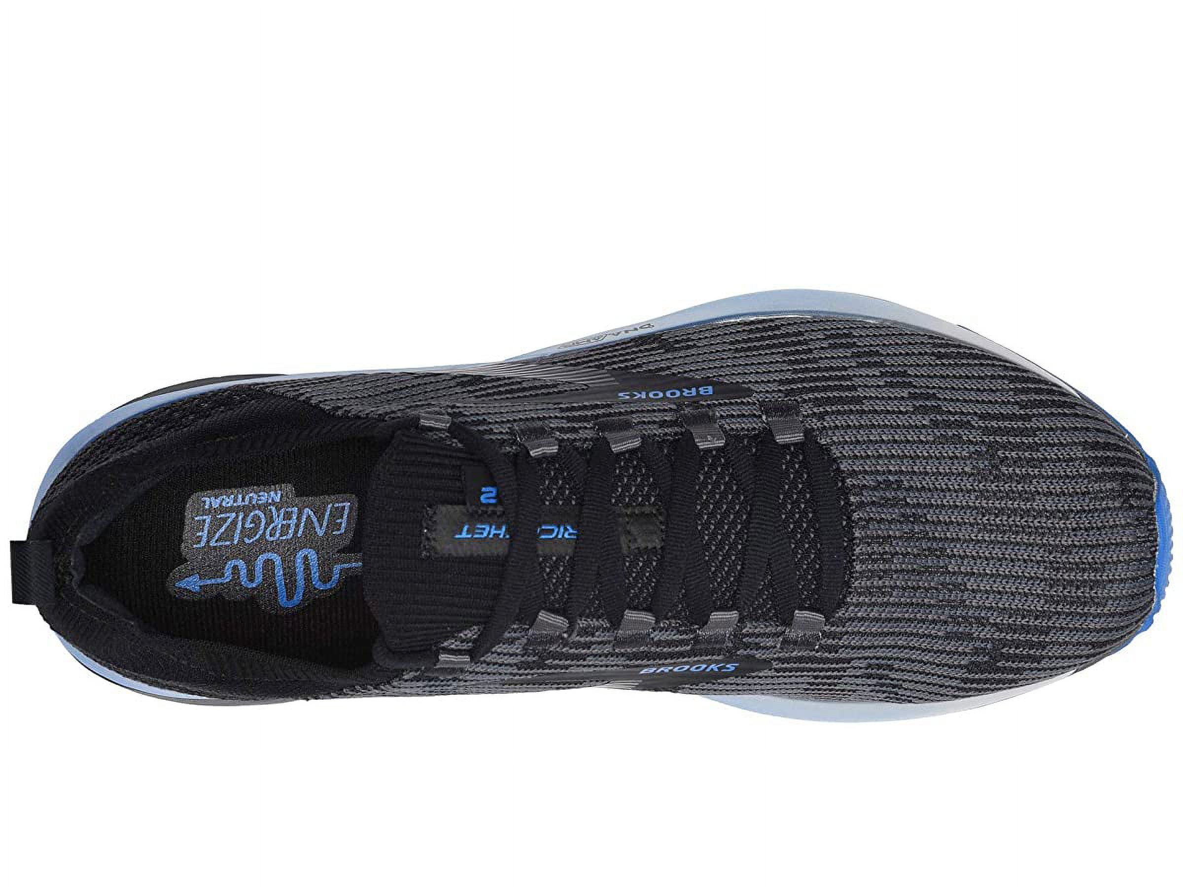 Brooks Men's Ricochet 2 Running Shoe, Black/Multi, 10.5 D(M) US - image 4 of 6