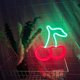 thumbnail image 5 of Luz de neón LED de cereza señal de neón colorida lámpara Ehuebsd colgante de noche decoración de cerezarayonube de rayoscabeza de dinosaurio, 5 of 9