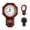 Red, variant on Vintage Pendulum Wall Clock, Large Roman Numeral Battery-Operated Clock, Silent Non-Ticking Decorative Clock for Living Room Bedroom Office Home Decor