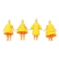 thumbnail image 2 of Ropa de muñeca para niña, disfraces de juguete compatibles con cabeza de muñeca, vestido de muñeca Adorable y cómodo, soporte de exhibición, modelo de amarillo, 2 of 10