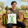thumbnail image 5 of SLYNSHome Easter Gift Bags with Handles,Cute Rabbit Treat Bags for Party Favors Green Easter Bunny Bags Tote Bag, 5 of 7