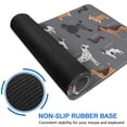 thumbnail image 6 of Long Mouse Pads for Desk,Dalmatian Corgi Bulldog Desk Mats on Top Of Desks, Desk Mouse Pad Extra Large with 3mm Non-Slip Base and Stitched Edge for Gaming,Office,Work,Home 31.5"x15.7", 6 of 6