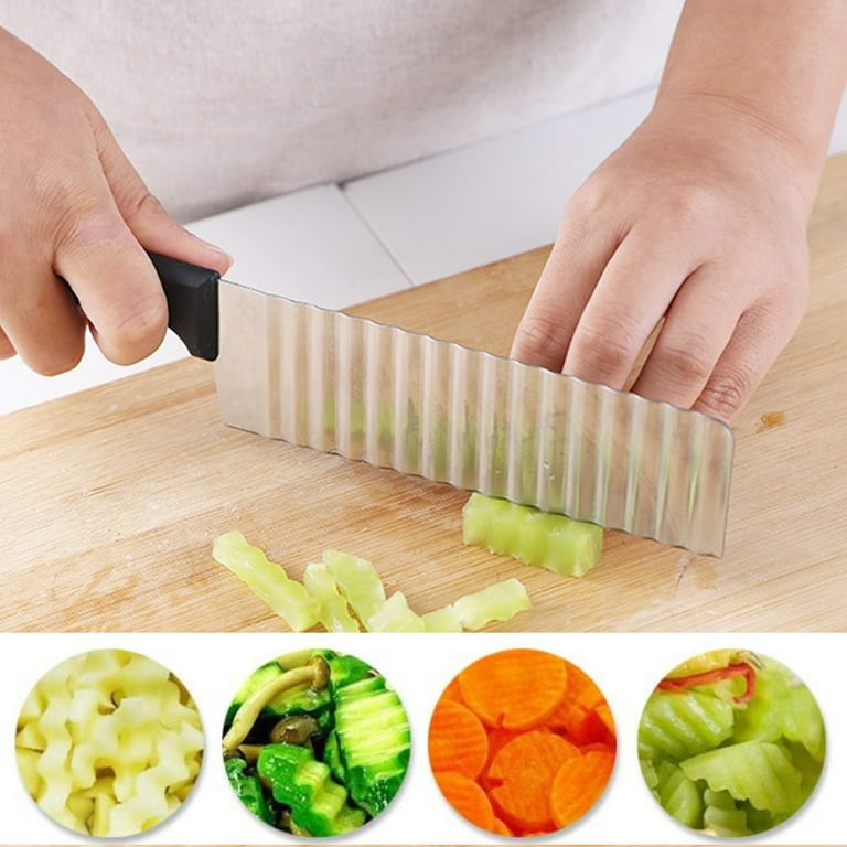 Vintage Pampered Chef V Shape Knife Vegetable Fruit Utensil Cutter 