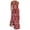Wine, variant on Women's Casual Dress for Everyday Wear Floral Sleeveless Neck V Splicing Printed Women’s Dress for Modern Style Blue M
