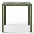 thumbnail image 5 of WestinTrends Playa 31.5" Iron Metal Frame Outdoor Square Patio Dining Table, Olive Green, 5 of 15