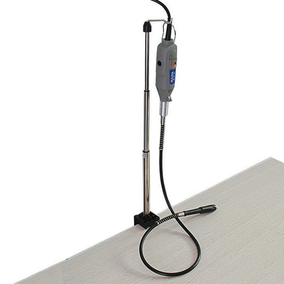 360 Degrees Rotary Tool Bracket Rotary Grinder Stand Holder Clamp-On Holder 21In Stand Holder Clamp-On Support Tool Smile Home