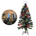 thumbnail image 1 of Árbol Navideño Con Fibra Óptica Y Luces Led Multicolor 1.25m Import Stars Tree-7, 1 of 5