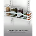 thumbnail image 3 of White 9-Tier Over The Door Pantry Organizer Pantry Organization And Storage Metal Hanging Spice Rack Shelves Door Home and Kitchen Essentials Laundry Room Bathroom Organization, 3 of 7