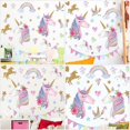 thumbnail image 2 of 1 Set Kindergarten Wall Stickers Cartoon Wall Decals Unicorn Pattern Wallpaper, 2 of 3