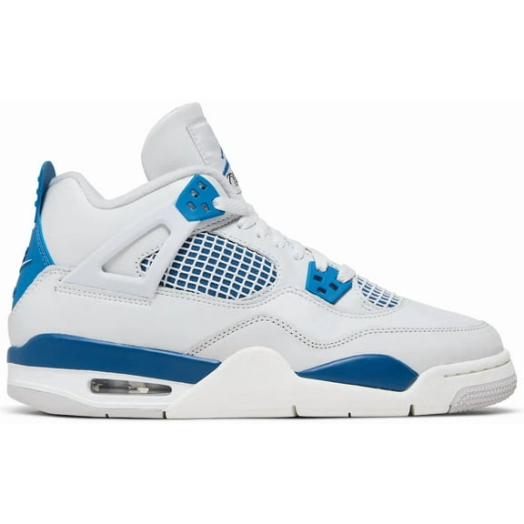 (GS) Air Jordan 4 Retro 'Military Blue / Industrial Blue' (2024) HF4281-141 Sneakers Kids Youth