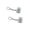 B001- Style A, variant on Sensory Squeeze Set, Squeeze, Keyboard Clicker Squeeze, Keychain Squeeze, 2 Pack Clear Shell 1X1 Inch Mechanical Single Key Fob, Pocket Sized Clicking Pressure