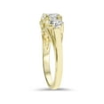 thumbnail image 2 of Bague de Fiançailles à 3 Pierres en Diamant Rond 2 Ct en Or Jaune 14 K, 2 of 4
