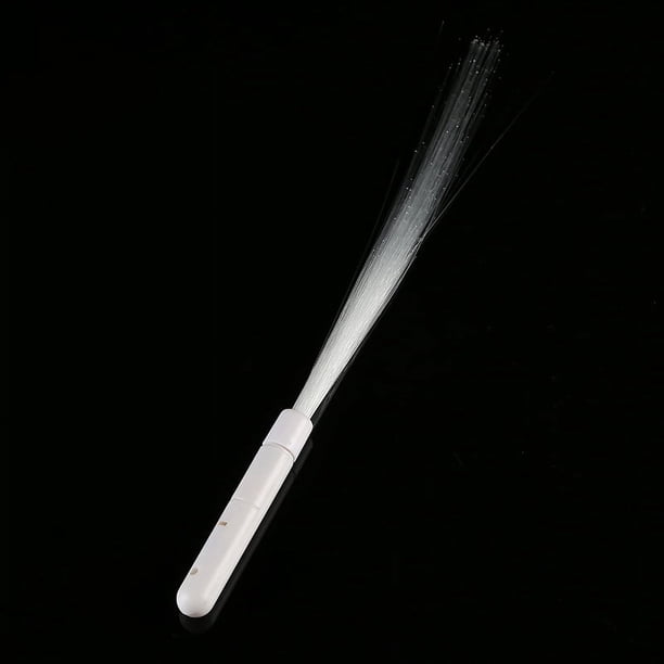 Trenza luminosa de mariposa colorida con luz LED de fibra intermitente para fiestas, conciertos y espectáculos