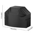 thumbnail image 3 of BBQ Grill Cover Heavy Duty All-Weather,Waterproof 420D Oxford Fabric UV Resistant Windproof Protection for Outdoor Charcoal Gas Grill Universal Fit, 3 of 7