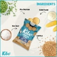 thumbnail image 3 of Kibo Healthy Snacks Lentil Chips High Protein, Plant Based, Vegan, Gluten Free, Non GMO, Kosher, Bold & Crunchy - Sea Salt - 1 oz, 12 Count, 3 of 7