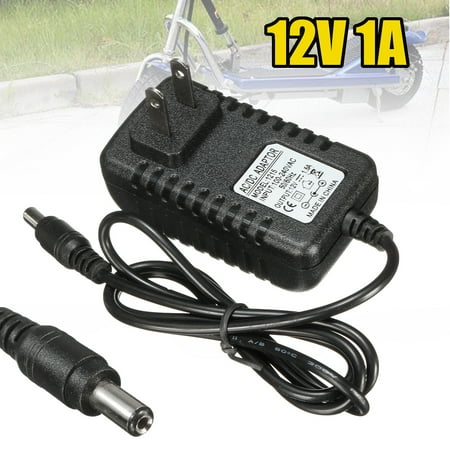 12V/6V 1A AC Adapter Power Supply Transformer US Plug Battery Charger AC 100-240V to DC for Kid Ride On Car SUV Round Tip