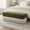 Green, variant on Dayalane 47" Green Chenille Upholstered Bench for Bedroom End of Bed, Mid-Century Fringe Ottoman Footrest for Living Room, Entryway, Window Side Bench