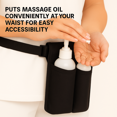 thumbnail image 6 of Royal Massage Double Bottle Adjustable Massage Oil/Lotion Pump Bottle Holster Belt, 6 of 7