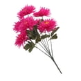 thumbnail image 3 of 1 Ramo de Crisantemos Artificiales, Arbustos, Flores, Hogar, Jardín, Decoración, Suministros Rosado Soledad Flores artificiales, 3 of 9