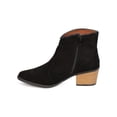 thumbnail image 4 of New Women Qupid Rover-15 Faux Suede Pointy Toe Cowboy Bootie, 4 of 5