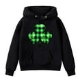 thumbnail image 4 of BOOMNY Girls Boys St.Patricks Day Hoodie Long Sleeve Soft Sweatshirt Graphic Hoody Kids Cute Pullovers Top Clothes Stylish Toddler Dailywear, 4 of 4