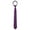 Deep Purple, variant on Men's Skinny Pretied Solid Color Zipper Ties Neck Adjustable Strap Wedding Groom Tie Gray One Size