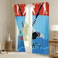 thumbnail image 3 of Homewish Ice Hockey Curtains Pack of 2 (42x84 Each) for Teens Boys Girls,Sport Theme Curtains Blackout,Ball Gamer Bedroom Curtains,Microfiber Bedroom Decor, 3 of 6