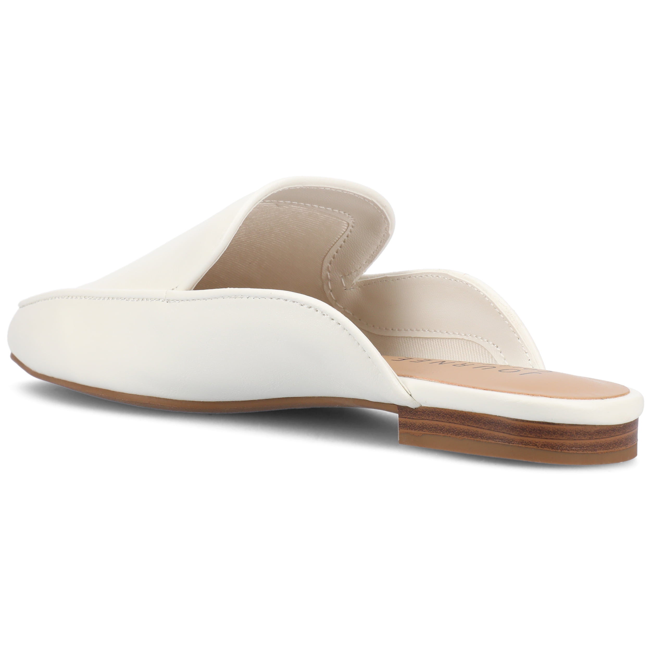 Journee Womens Akza Slip On Square Toe Mules Flats, Widths Available