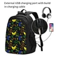 thumbnail image 2 of Balery Game Play Print USB Charging Backpack for Men and Women - Water-Resistant, Anti-Theft Laptop Backpack with USB Port for Travel, Work, School, and College, 2 of 7