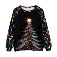 thumbnail image 5 of Enjoytime Christmas Womens Sweatshirts Print Crewneck Long Sleeve Pullover Tops Xmas Holiday Casual Trendy Sweatshirt, 5 of 5
