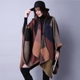 thumbnail image 4 of Guardurnaity Ponchos cálidos de invierno a la moda para mujer Accesorios de disfraces Caqui Guardurnaity AP007115-03, 4 of 6