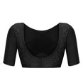 thumbnail image 5 of Apparel Crisscross Lace Chest Support Vest with Short Sleeves Back Stabilizing Shapewear for Posture Enhancement and Chest Lift, 5 of 5