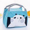 thumbnail image 5 of Bolsa de almuerzo aislada para mujeres y niñas, linda lonchera reutilizable para adultos y hombres, bolsas de almuerzo más frescas a prueba de fugas para el trabajo, oficina, viajes, escuela, picnic, 5 of 5