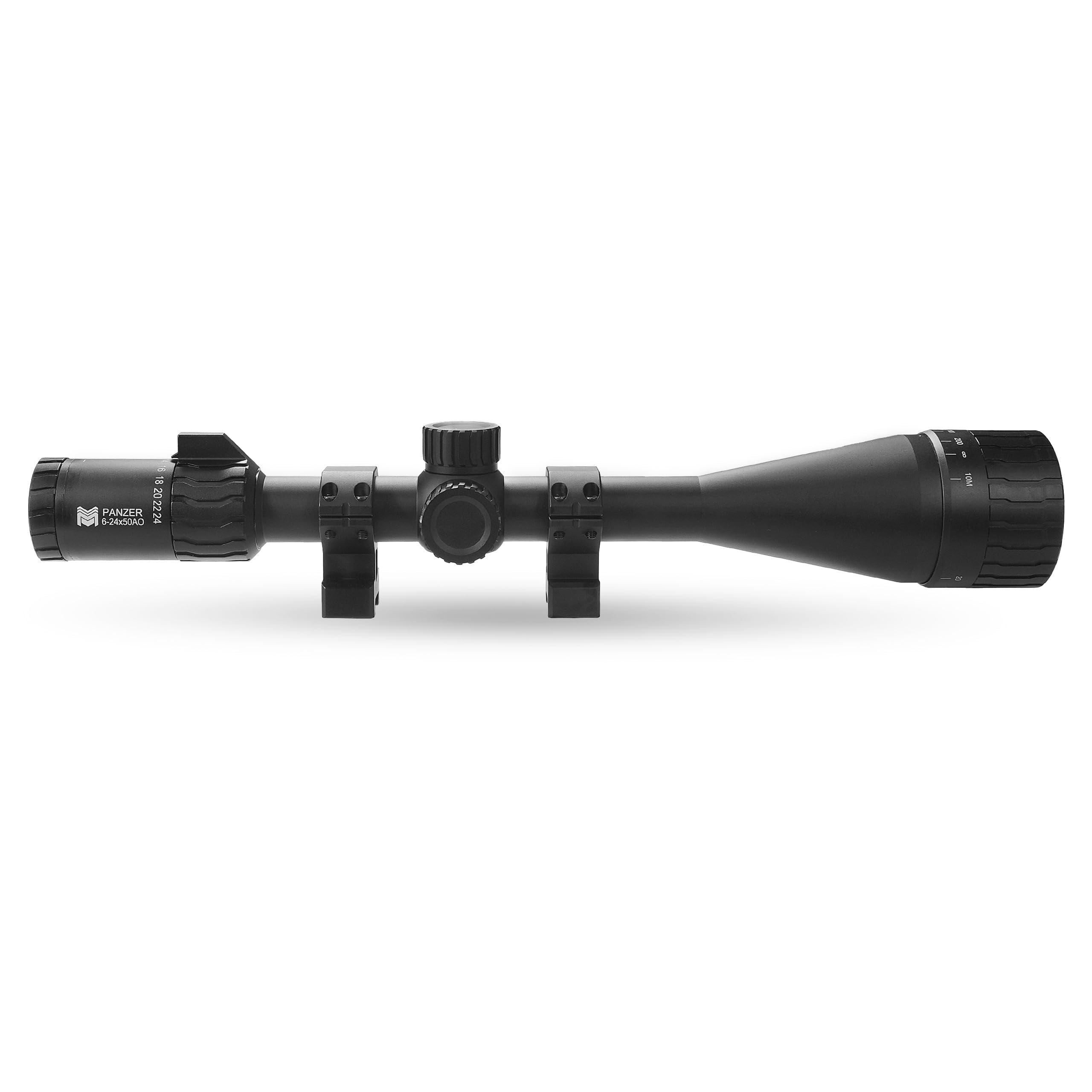 Monstrum Panzer 6-24x50 Scope with AO Adjustable Objective | FMR04 Reticle