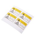 thumbnail image 4 of 4pcs Hot Surface Warning Stickers High Temperature Caution Labels, 4 of 9
