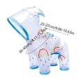 thumbnail image 3 of Impermeable para perros: abrigo impermeable con capucha de cobertura total • diseño de cuatro patas • tiras de seguridad reflectantes • chaqueta ligera y transpirable para mascotas, 3 of 6