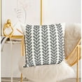 thumbnail image 3 of Decorative Throw Pillow Covers Set of 2 Black Pillow Covers 20x20 inch Throw Pillow Cases Linen Square Pillow Case,Farmhouse Outdoor Modern Botanical Pillow Covers for Couch Sofa Living Room, 3 of 6