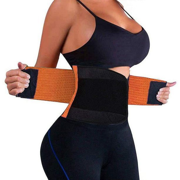 Waist Trainer Belt for Women Weight Loss Wrap Tummy Control Waist Cincher  Belt Sweat Workout Abdominal Trainer Band 