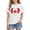 White, variant on ITSAME T-Shirt for Boys Girls, Heart Print Round Neck Short Sleeve Kids Casual Fashion Loose Pullover Gray Size 5T